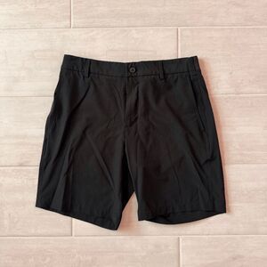 Walter Hagen Men's Perfect 11 Performance Black Golf Shorts 32 Inseam 8"